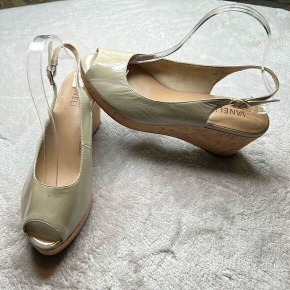 VANELi 10 N Wedge Sandal Slingback Cork Platform Sandals - Picture 1 of 12